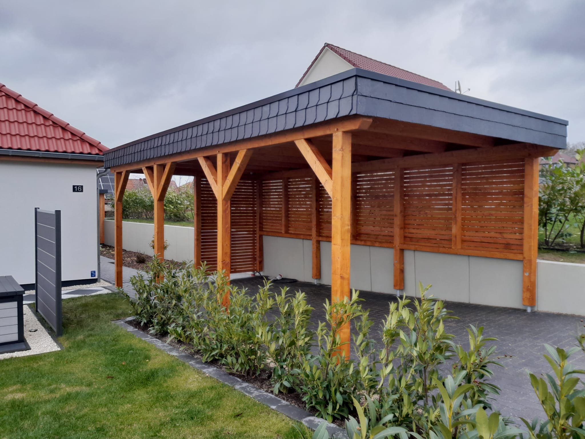 Carport aus Holz – Obernkirchen