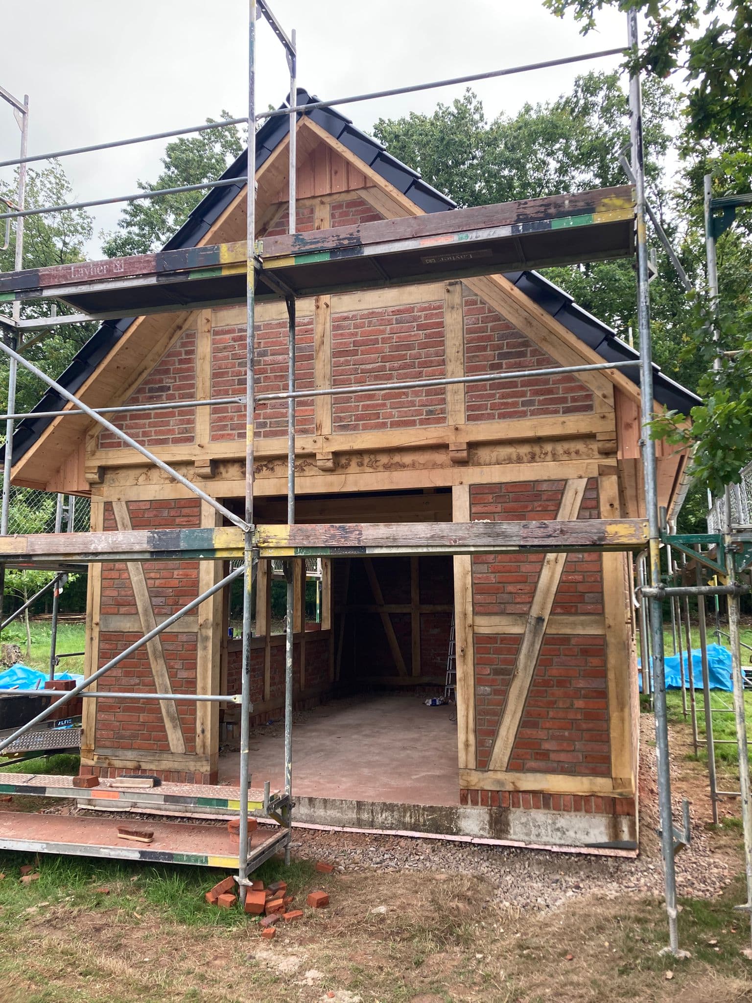 Fachwerkschuppen in traditioneller Bauweise – Rinteln